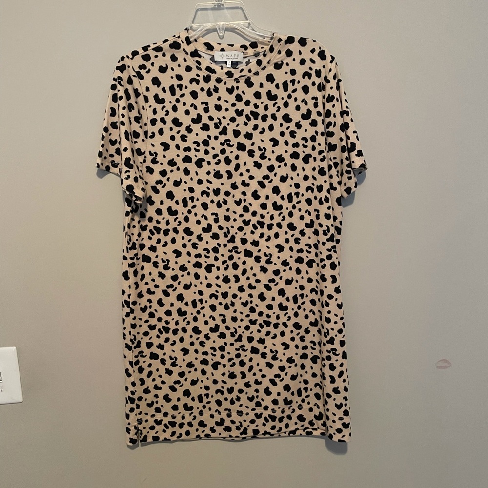 Women’s printed T shirt dress .  Size Small